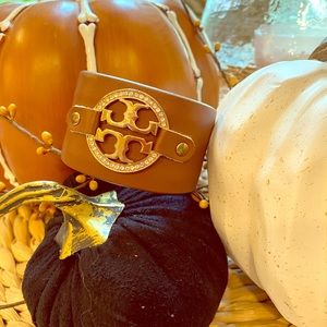 Tory Burch knockoff Brown Leather Cuff